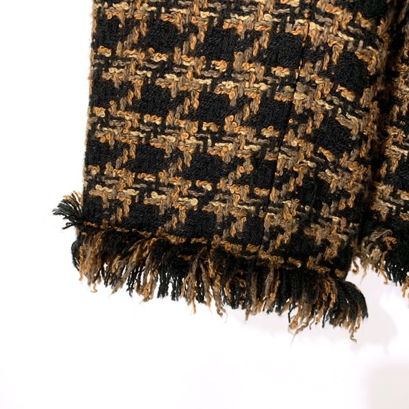 Brown Tweed 3/4 Sleeve Blazer - Picture 2 of 8